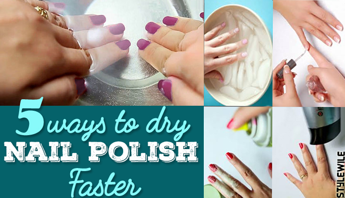 how to get dried nail polish off counter