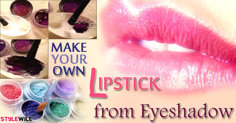 How to Make Lipstick With Eyeshadow Pictures