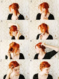 Pin Curling Your Hair without Heat Photos