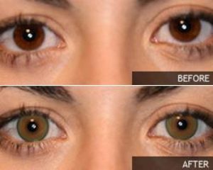 Green Contacts for Brown Eyes | StyleWile
