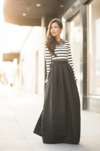 How to Wear a Maxi Skirt