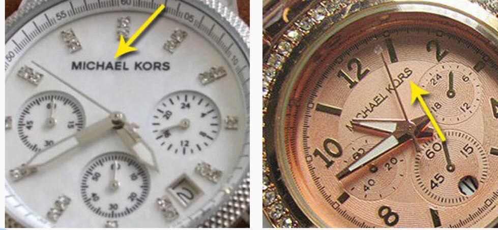 how do you know if a michael kors watch is real