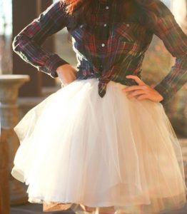 Tulle Skirt with Shirt