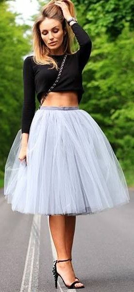 What to Wear With a Tulle Skirt