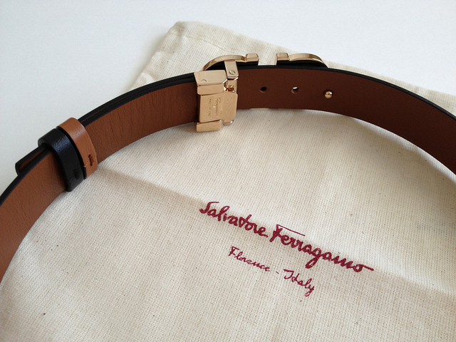 serial number on ferragamo belt