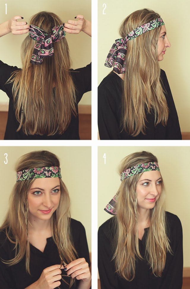 How to Wear a Scarf as a Headband | StyleWile