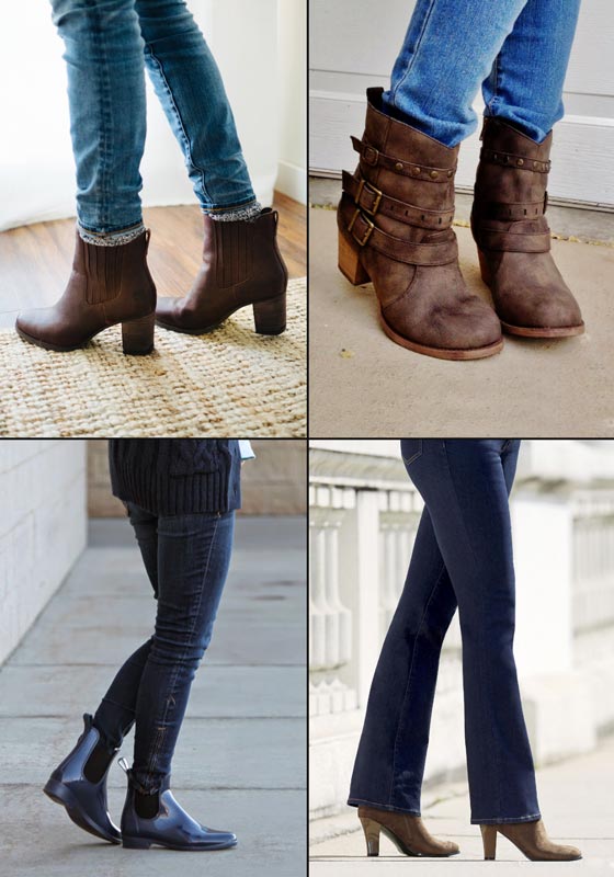 How to Wear Ankle Boots with Jeans