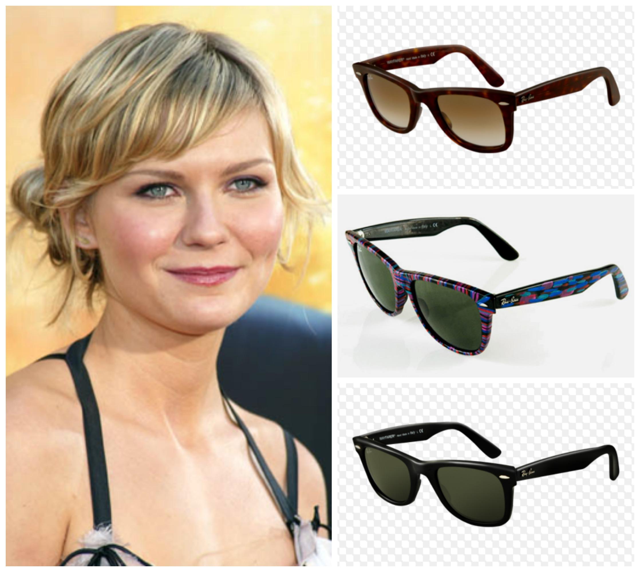 ray ban sunglasses for round face female