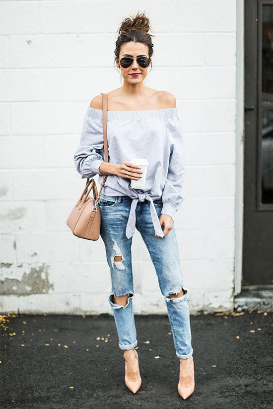 How To Wear Boyfriend Jeans Outfits Stylewile