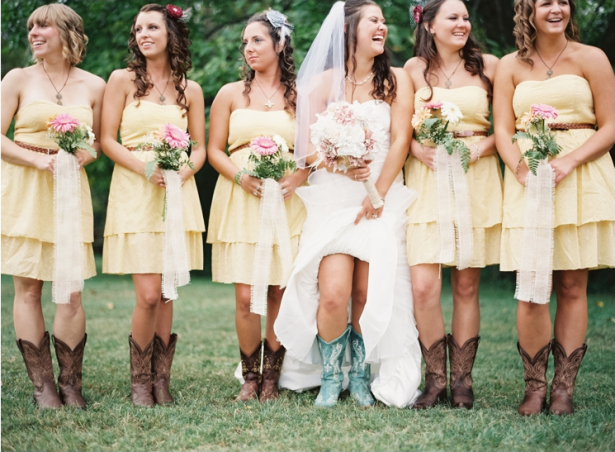 Dresses to Wear with Cowboy Boots to a Wedding