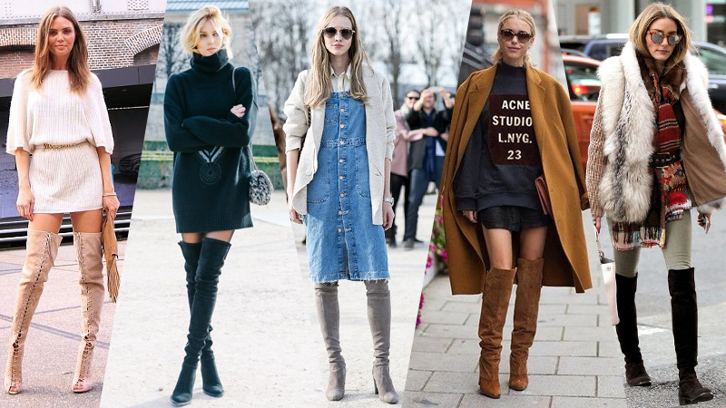 How to Wear Over-the-Knee Boots