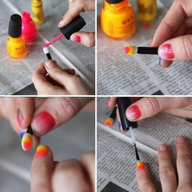 How to do Ombré Nails Without Sponge