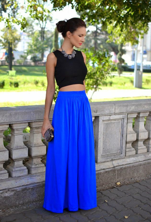 Skirt and Crop Top