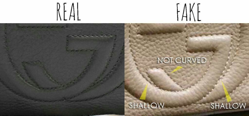 Real Vs Fake Gucci Bag Logo