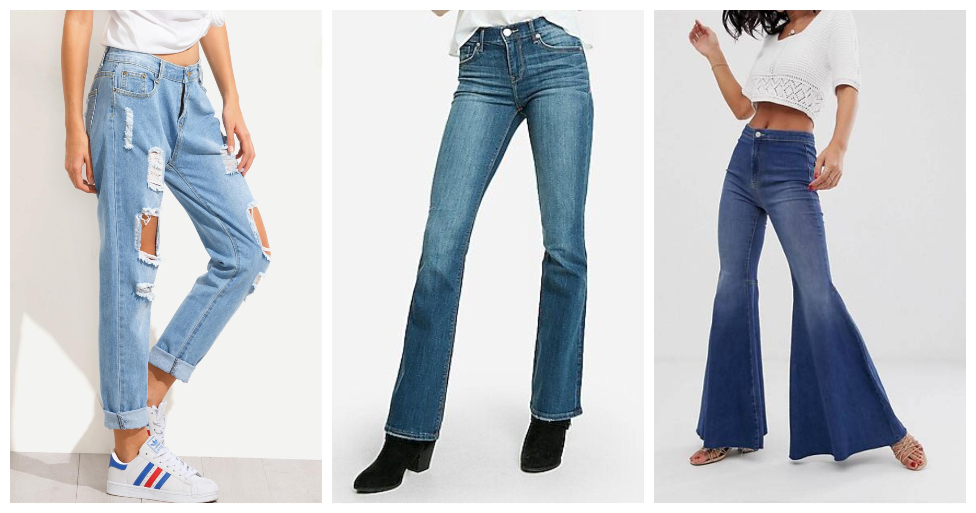 jeans for inverted triangle body shape