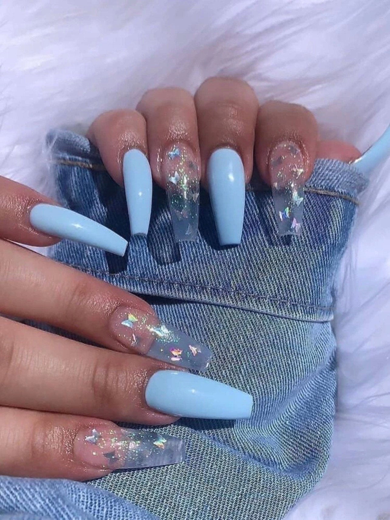 Best Blue Butterfly Nail Designs | StyleWile